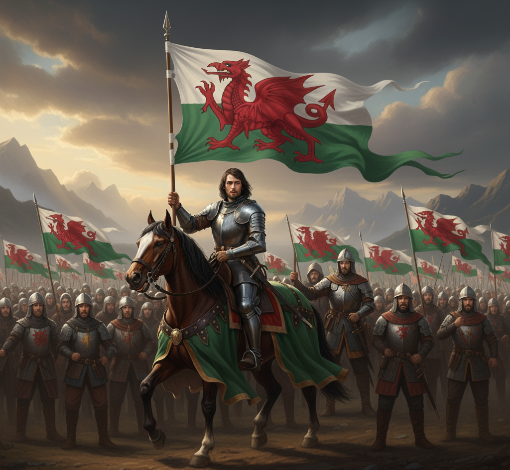 Henry Tudor flew a distinctive banner that featured a red dragon