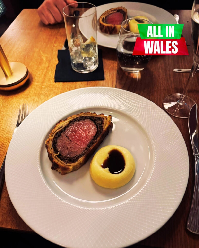 Beef Wellington Thomas Brasserie in Cardiff Pontcanna