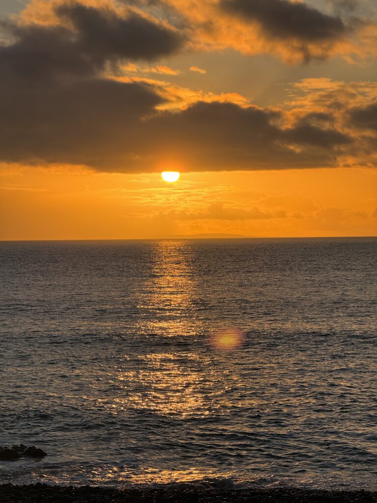 Sunset at Ogmore Beach