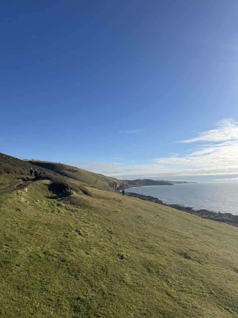Ogmore By Sea walk along the cliffs