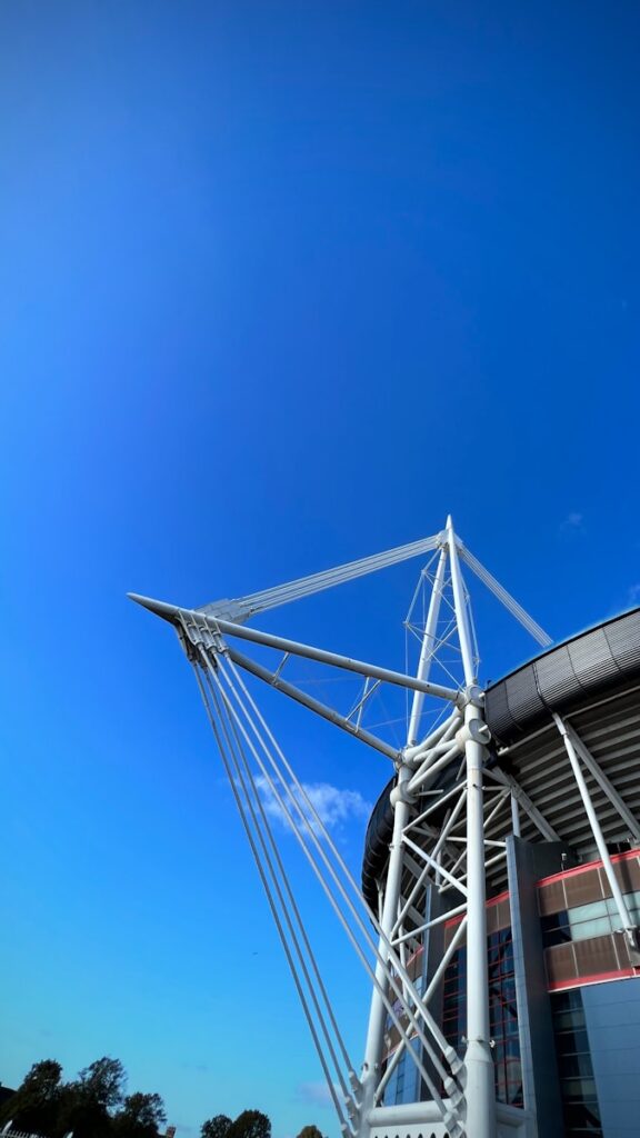 a large white windmill